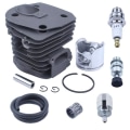 Miniatyrbillede 1 af 4: 44MM CYLINDER PISTON KIT Kompatibel med JONSERED CS2141 CS2145 CS2149 CS2150 CS2152 CS2153