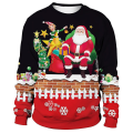 Miniatyrbilde 1 av 3: Juletrykket Genser for Par - Dame og Herre B 2XL
