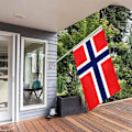 Pikkukuva 3 / 5: 90*150cm Norjan lippu 3*5ft polyester lippu koti