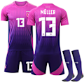 Miniatyrbilde 1 av 3: 2024 tysk EM-fotballdrakt borte Muller-drakt B XL(180-185cm)