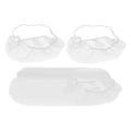 Pikkukuva 2 / 4: 100 kpl Partaverkot Suojaavat partasuojat Partasuojat Tarvike White elastic