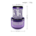 Miniatyrbillede 2 af 5: 2 stk. Vaskbare HEPA-filtre til Dyson V12 Detect Slim Absolute Clean