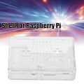 Miniatyrbillede 5 af 5: Shell Beskyttende Boks Frosted Case Cover ABS til Raspberry Pi 3B 3B+ E Style med Skruer(Transparent )