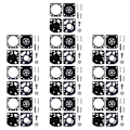 Miniatyrbilde 3 av 4: Forgasser reparasjonssett passer RB-62 ekte Zama Echo GT2000 GT2400 SRM2100 SRM2400
