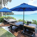 Miniatyrbillede 5 af 5: 3m Rund Haveparasol Udendørs Terrasse Solskygge Baldakin 3m 6/8x Arm dark coffee 2m 6bones