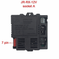 Miniatyrbilde 1 av 5: Jr-rx-12v elektrisk bil for barn Bluetooth-fjernkontrollmottaker, jevn startkontroller Jr1958rx og Jr1858rx/jr1738rx -HG JR-RX-12V A