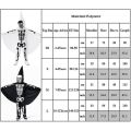 Miniatyrbilde 4 av 5: Barn Halloween Party Skjelett Cosplay Jumpsuit med Maske Kostyme Antrekk Sett Gaver - Hvit 4-6 Years