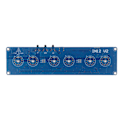 Miniatyrbillede 5 af 5: DIY IN14 Gløderør Ur Kit Bøg Træ Skal Modul Lamper Samling USB 5V Interface