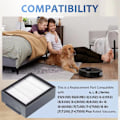 Miniatyrbillede 4 af 5: Filter Udskiftningsdele til IRobot Roomba E, I, & J Serien I7 I7+/Plus I3 I3+ I4 I6 I6+ I8 I8+ E5 E6 E7 Støvsuger