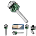 Miniatyrbillede 5 af 5: Træbearbejdning Fræser 4 Tænder Trimning Cutter Edge Trimmer Router Bit (R1)