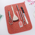 Miniatyrbillede 5 af 5: Opvaskematte i Mikrofiber, Superabsorberende, Mikrofiber Opvaskematte Red