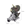 Miniatyrbillede 2 af 5: Træk-Tilbage Dinosaur Bil Legetøj - Grå Motorcykel Model