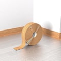 Pikkukuva 4 / 5: 5m Itseliimautuva Sokelikoristeen Seinärajatarra Wood 100 x 25 x 1.5 mm