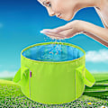 Miniatyrbillede 2 af 5: 15/25l Foldbar Vaskesæk Rejse Camping Vaskesæk Spand Fiske Foldbar Vaskesæk Fodbad Vaskesæk Spa Fodbad Spand -ES Rose Red 25L