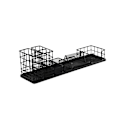 Miniatyrbillede 1 af 5: Multifunktionelt Smijern Kontor Desktop Opbevaringsstativ Afslutningsopbevaringsstativ Kombination Sort