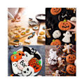 Miniatyrbillede 5 af 5: Halloween Cookie Cutter kage kiks forme, rustfrit stål fondant glasur form DIY bageværktøj