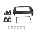 Miniatyrbillede 1 af 5: 2DIN bilradio fascia instrumentbræt GPS navigation trim udskiftning til MAZDA 3 2004‑2008