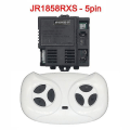 Miniatyrbilde 1 av 5: Jr-rx-12v elektrisk bil for barn Bluetooth-fjernkontrollmottaker, jevn startkontroller Jr1958rx og Jr1858rx/jr1738rx -HG JR1858RX 5pin Full