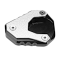 Miniatyrbild 2 av 4: Motorcykel CNC Stödben Sidostöd Förstoringsförlängningsplatta för Kawasaki Versys/KLE 650 15-18