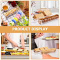 Miniatyrbild 4 av 5: 1 st Transparent Rektangulär Kex Display Rack Mat Dessert Bröllopstårta Stativ