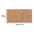 Miniatyrbillede 1 af 5: 50x100cm Naturlig Kokosmåtte Tæppe Kokosfiber Palmeskaller Bulk Rulle Blomsterpotte Dekoration Sikker Kæledyr Reptil Dyrehabitat Måtter -hg 40x80cm