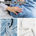 Miniatyrbilde 3 av 5: Shark Blanket Voksen Dress Up, Supermyk Sofa Snuggle Blanket Shark Blanket Sovepose, Portable Shark Blanket Hettegenser -HG S