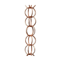 Miniatyrbilde 1 av 5: Stål Blader Regnkjede, Hagegave Til Mor, Renner, Regnfanger For Nedløpsrør Med Adapter, Tykke Blomsterkopper C As Shown