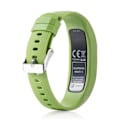 Miniatyrbillede 1 af 4: Silikonearmbåndsrem til Garmin VivoFit 4 Fitness Activity Tracker Small i Grøn