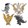 Miniatyrbild 1 av 5: 4-pack Godzilla Actionfigurer - Rörliga Leder, Heisei, Mecha, Ghidorah Set