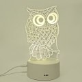 Miniatyrbild 5 av 5: Ljussockel för Kristall Träbelyst Bas Stativ LED-lampor Displaybas Raw wood colour