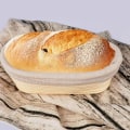 Miniatyrbillede 3 af 5: Banneton Hævekurv Sæt - Håndværksmæssig Surdejsbrød Bagerkurv, Dej Skraber/Skærer & Brotfor