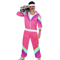 Miniatyrbild 2 av 5: 80-tal Retro Sportswear Unisex Vintage Jacka Byxor Personliga Cosplay Kläder -ge Picture Style S