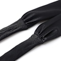 Pikkukuva 5 / 5: Naisten Ristiinasetetut Push Up Uimapaidat Vatsan Kontrolloivat Halter Bikinit Korkeavyötäröiset Uimapuvut Kaksi Osainen Uimapuvut Black Medium