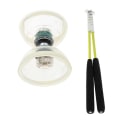 Miniatyrbild 3 av 5: Professionellt lager Diabolo Set Leksak Höghastighets Mjuk Jonglering Med Rep Hobby Barn Klassisk Handlek Present White