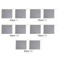 Miniatyrbilde 5 av 5: Peisnettgardin - 2 stk, 61x45,7 cm, Forhindrer gnistskader, Rustbestandig, Elegant design black 5