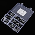 Miniatyrbillede 3 af 4: 200 stk. sort sortiment af sorte blindnitter i aluminium 3,2/4,0/4,8 mm