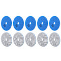 Miniatyrbillede 2 af 5: 10 stk. 3in slibeskiver puder buffing polering diamant til marmor beton sten 50 mesh