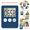 Miniatyrbillede 2 af 5: Digitalt køkkentimer med bagmonteret LCD nedtællingsdisplay, 99-minutters rækkevidde