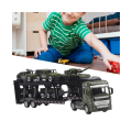 Miniatyrbild 3 av 5: Söt fallbeständig legering tankbil militär leksak