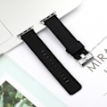 Miniatyrbillede 4 af 4: Sort Canvas Urremærke til Apple Watch IWatch 1/2/3/4