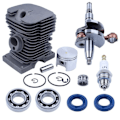 Miniatyrbild 2 av 4: NIKASIL Cylinder Kolv Vevaxel Toppfinish-kit Kompatibel med STIHL MS180 018 38MM Motorsåg
