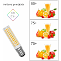 Pikkukuva 5 / 5: B15d Led-polttimot 8w ekvivalentti 90w 80w 75w lämmin valkoinen B15 pohja 910lm 220v 230v 3000k (2 kpl set )