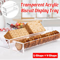 Miniatyrbild 2 av 5: 1 st Transparent Rektangulär Kex Display Rack Mat Dessert Bröllopstårta Stativ