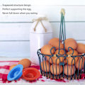 Miniatyrbild 2 av 5: 4 st Silikon Äggkoppar i Modern Design Hållare Set Servering Kök Kokt ägg Frukost (slumpmässig C