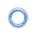 Miniatyrbild 1 av 3: Simring, Uppblåsbar Pool Float, Clear Float Tubs, Glitter Simring, Pool Leksaker för sommaren Simbassäng Strandleksak blue 60cm