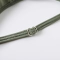 Miniatyrbillede 5 af 5: Dametøj Kryds Kors Push Up Badetøj Top Mavekontrol Halter Bikini Højtaljet Badetøj Todelt Badetøj Army Green Large