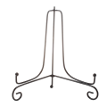 Miniatyrbilde 1 av 5: 1 stk Iron Easel Classic Display Stand Skål Plate Fotoramme Bok Artwor Svart 4 Tommer 10,5 cm