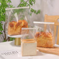 Miniatyrbillede 5 af 5: 50 stk. Genlukkelige klare brød toast poser madopbevaring lufttæt emballage