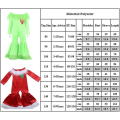 Miniatyrbilde 3 av 3: Jumpsuit for jenter og gutter 1-9 år - Festdrakt til jul - Grønn 6-7 Years