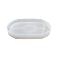 Miniatyrbild 1 av 2: Oval Underläggsform Non-stick Lätt Demoulding DIY Smyckeskrin Ring Prydnadssak Förvaringsbricka Silikonform Hantverksverktyg-A